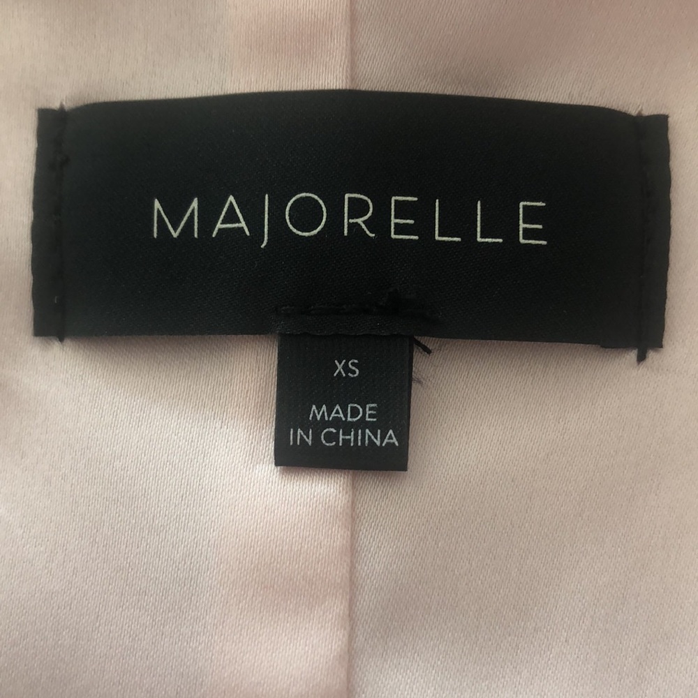 MAJORELLE Nina Mini Dress in Ballet Blush Pink Wrap Around - Picture 7 of 7